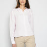 RALPH LAUREN-Camicia in lino a righe Pink/White-TRYME Shop