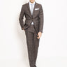 PAOLONI-Completo Finestrato Marrone-TRYME Shop