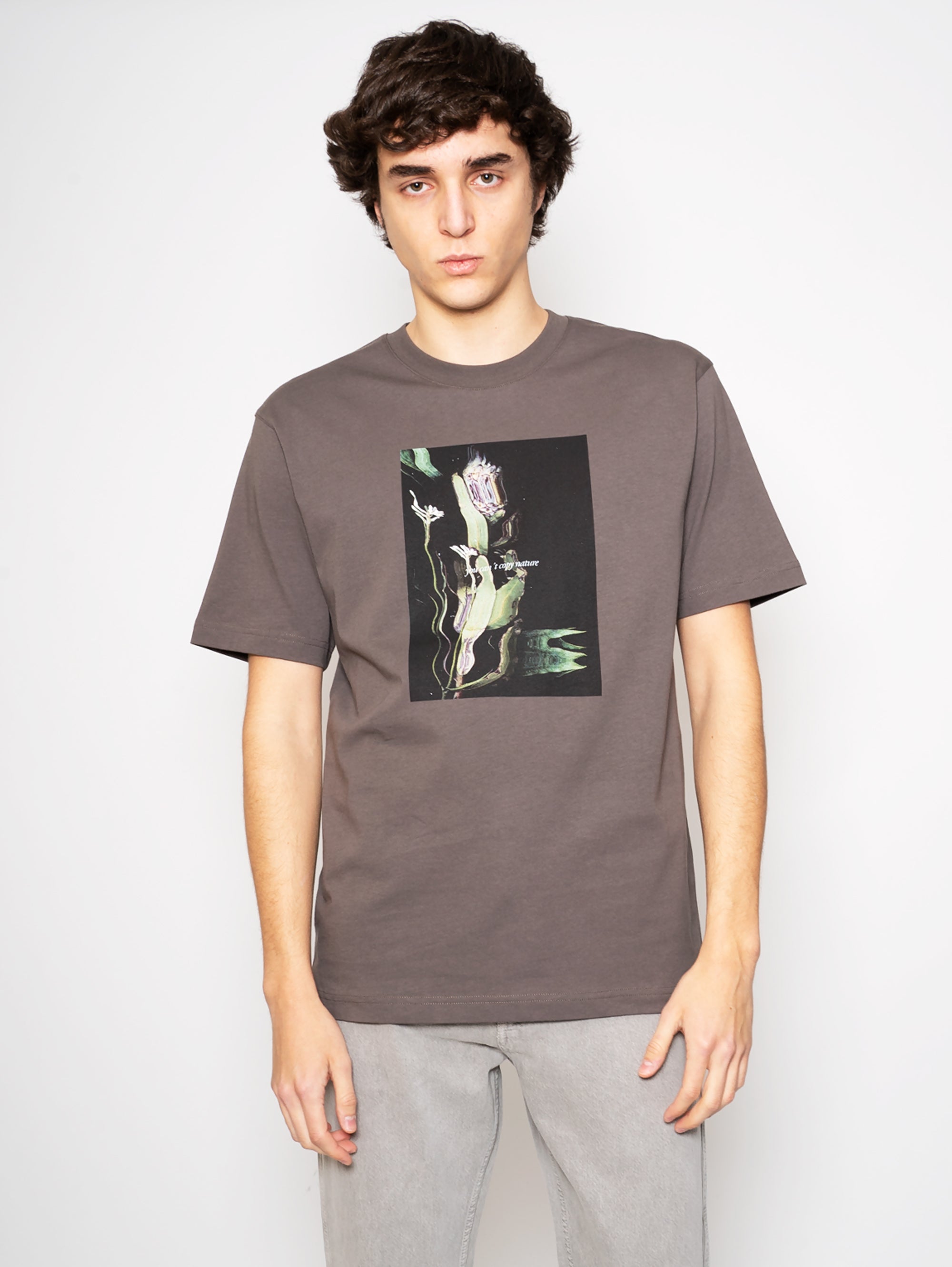 CLOSED-T-shirt con Stampa Grigio-TRYME Shop