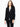 MAX MARA LEISURE-Blazer Rifinito a Punto Milano Nero-TRYME Shop