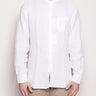 WOOLRICH-Camicia in Lino Bianco-TRYME Shop