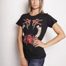 PINKO-T-shirt con Stampa Fiasco Nero-TRYME Shop
