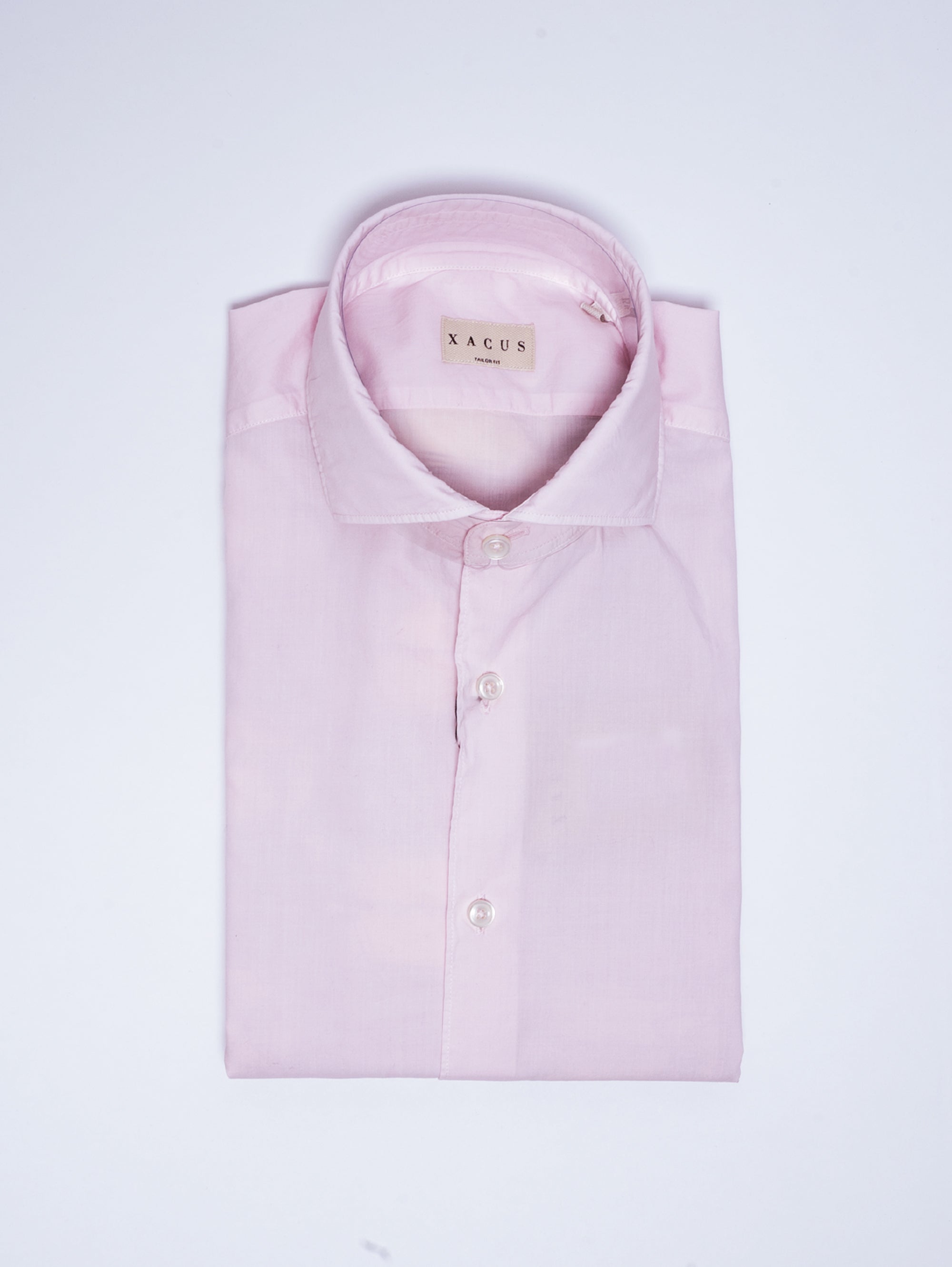 XACUS-Camicia in Cotone Rosa-TRYME Shop