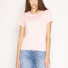 PINKO-T-Shirt Basico con Micro Stampa Pink-TRYME Shop