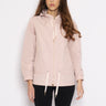 WOOLRICH-Giacca con Cappuccio e Coulisse Rosa-TRYME Shop