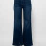MOTHER-Jeans a Zampa alla Caviglia Vita Alta Blu Medio-TRYME Shop