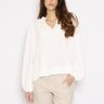 CLOSED-Blusa con Pieghe Ivory-TRYME Shop