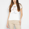 RALPH LAUREN-T-shirt con Stampa Teddy Bianca-TRYME Shop
