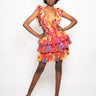 ANIYE BY-Abito in Tulle con Rouches Rosso-TRYME Shop