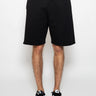 ARIES-Shorts in Felpa Nero-TRYME Shop