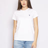 RALPH LAUREN-T-shirt Basica con Pony Bianco-TRYME Shop