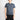 STONE ISLAND-T-shirt con Effetto Fissato Blu-TRYME Shop