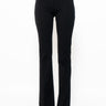 PINKO-Pantaloni Flare com Bottoni a Pressione Nero-TRYME Shop