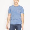 RALPH LAUREN-T-shirt con Taschino Blu-TRYME Shop