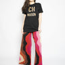 CIRCUS HOTEL-T-Shirt con Stampa Oro-TRYME Shop