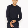 GRAN SASSO-Maglia Girocollo in Lana Vergine Extrafine - Blu-TRYME Shop