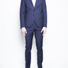 MANUEL RITZ-Abito quadrettato Blu / Azzurro-TRYME Shop