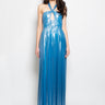ANIYE BY-Abito Lungo Laminato Blu-TRYME Shop