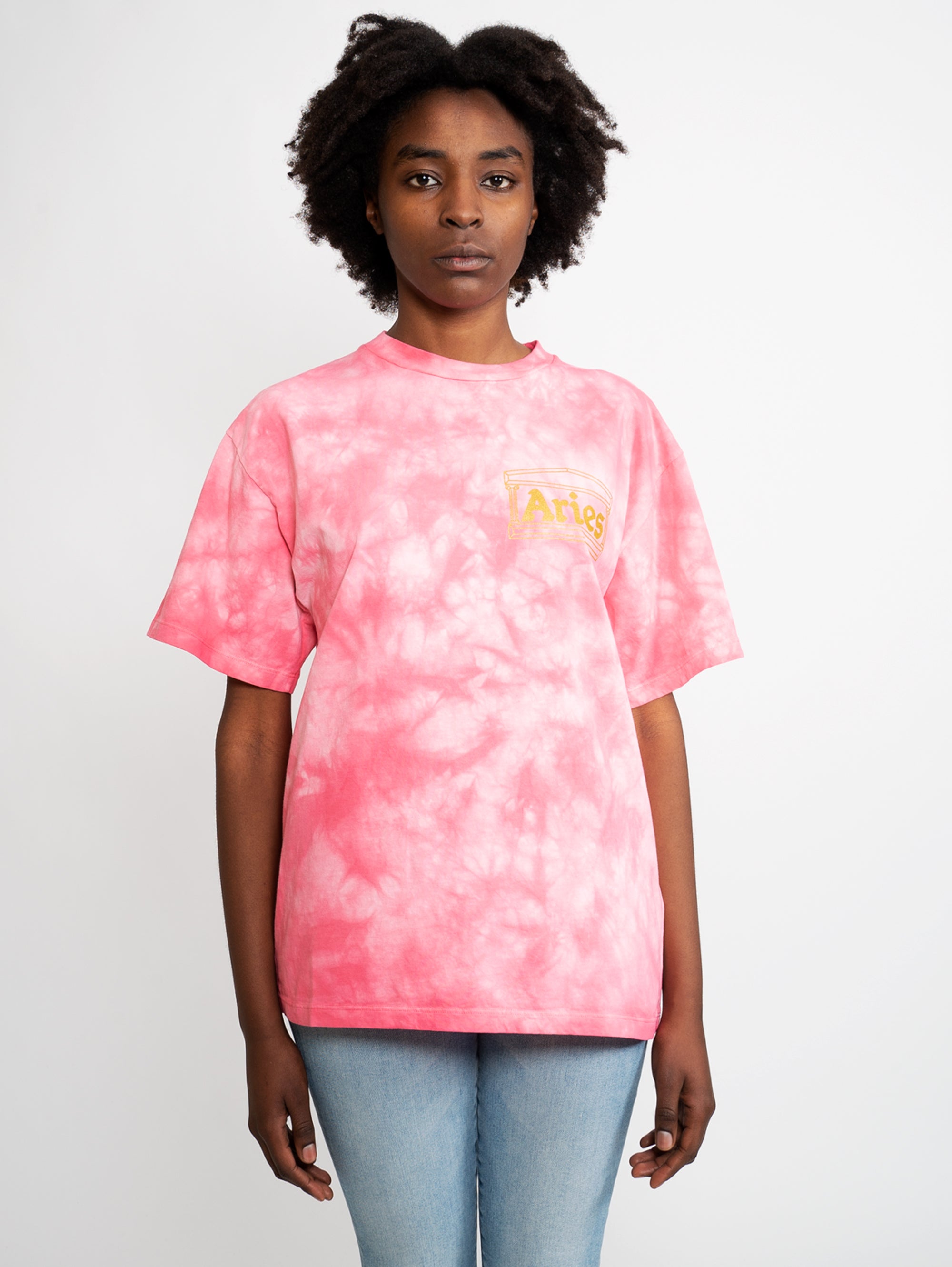ARIES-T-shirt Tie Dye Rosa-TRYME Shop