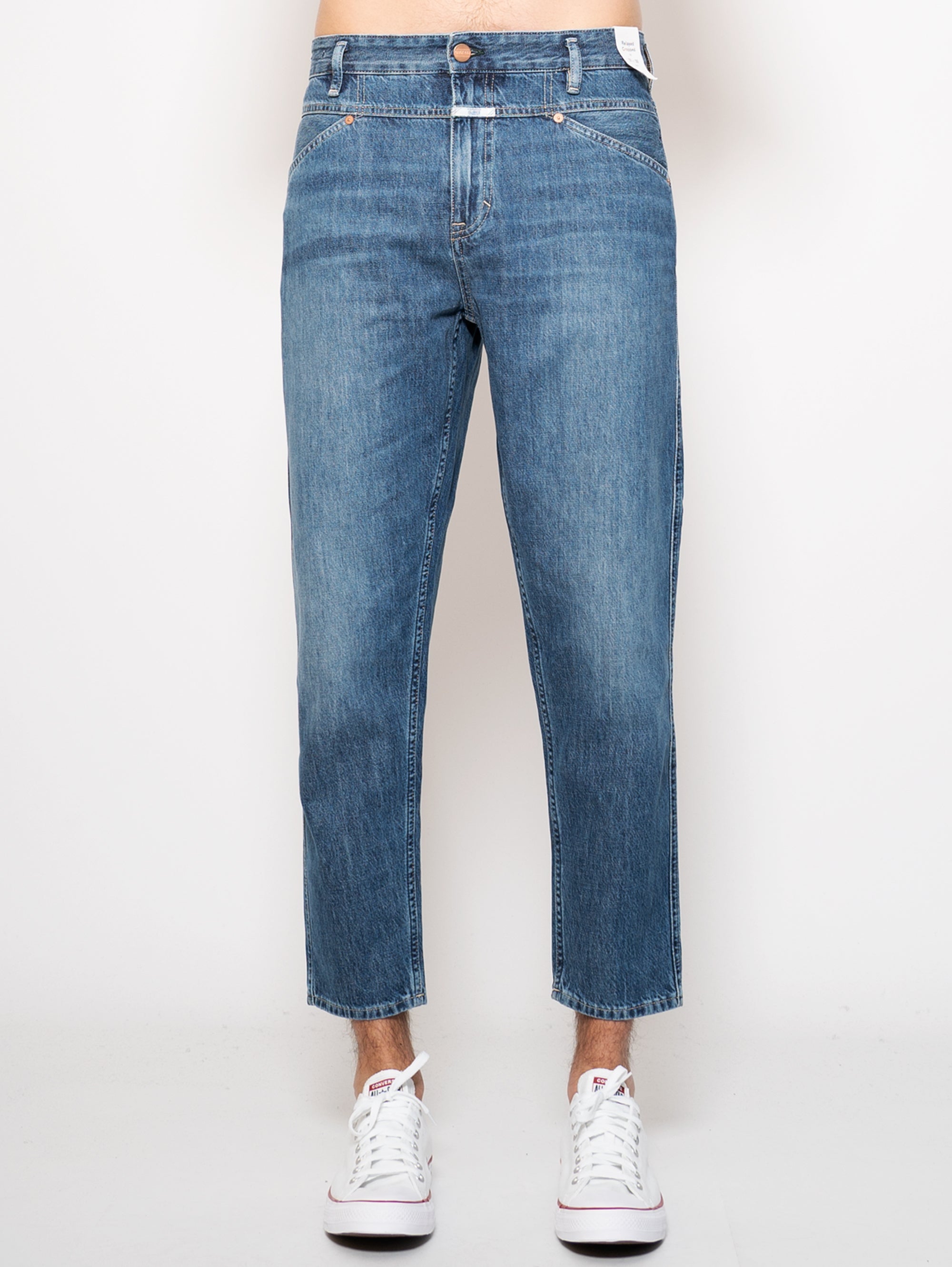 CLOSED-Jeans in Cotone Organico Blu-TRYME Shop