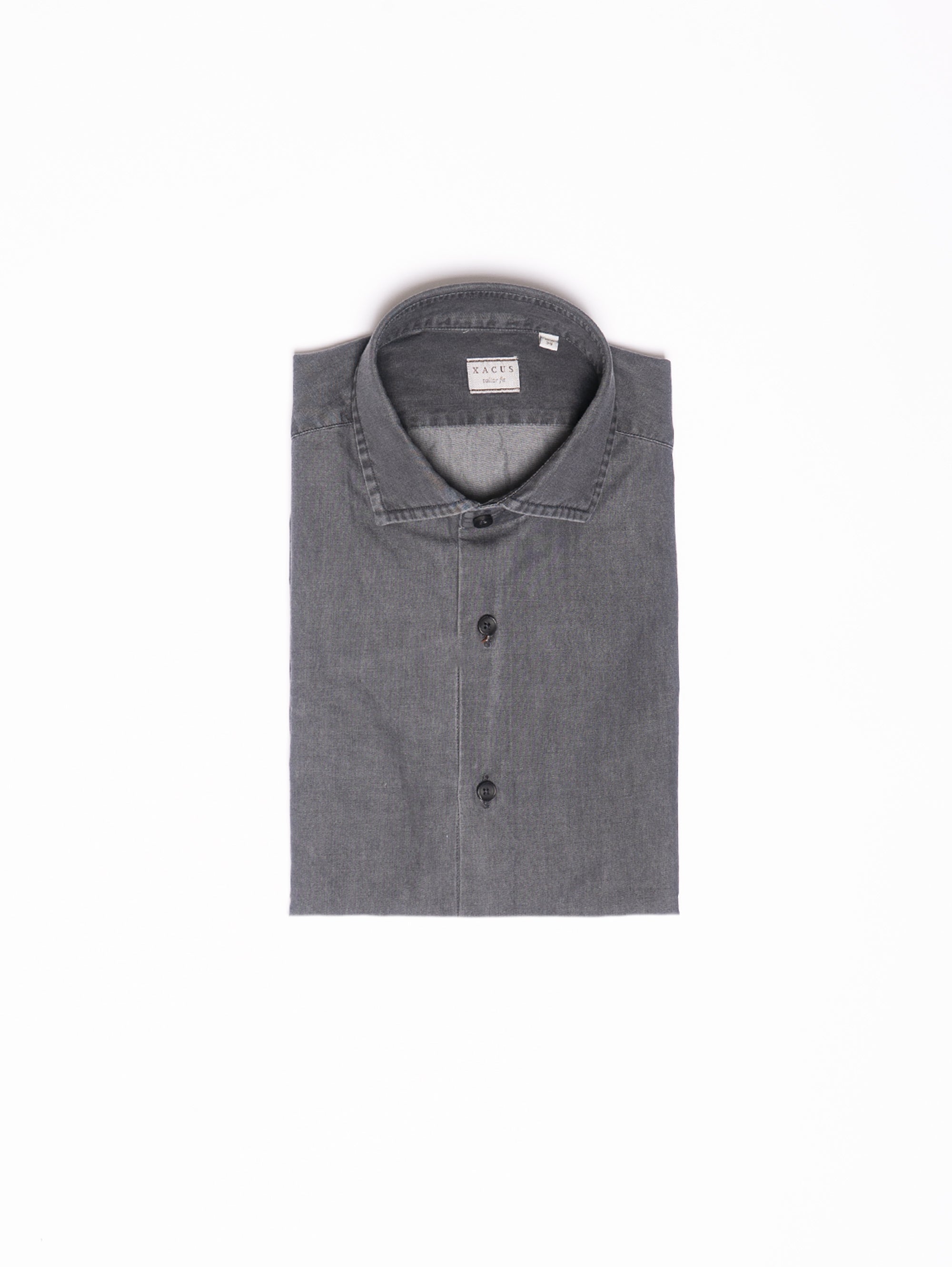 XACUS-Camicia Grey Dyed - Grigio-TRYME Shop