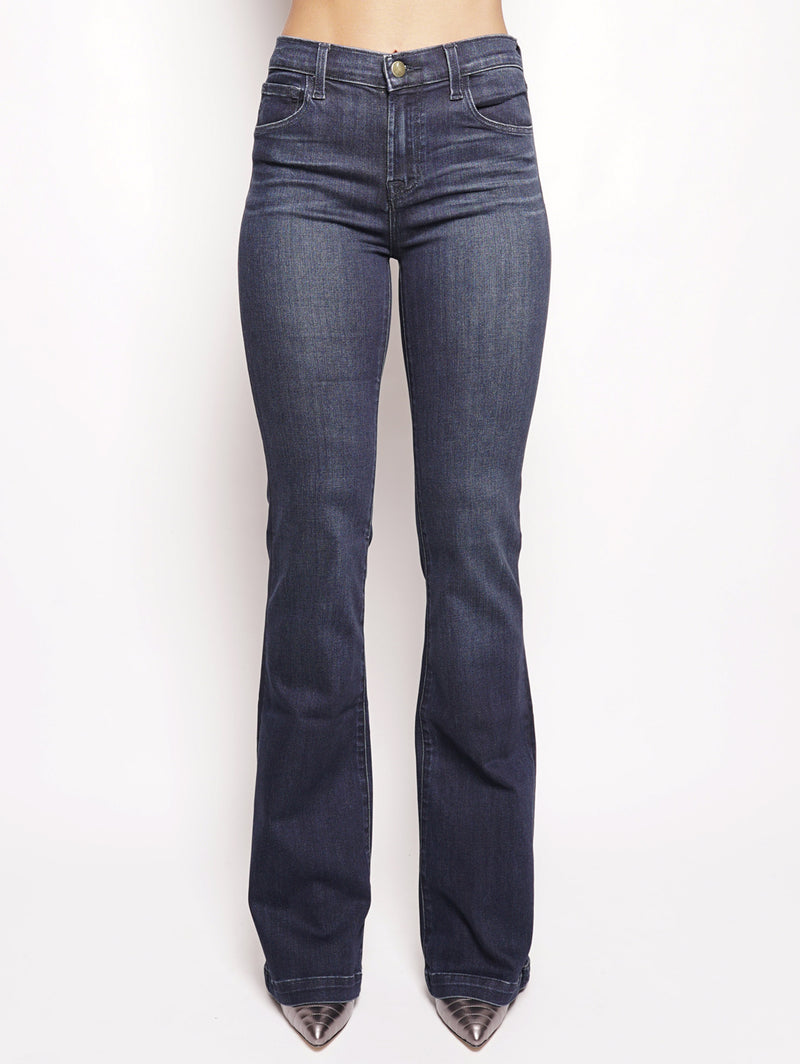 J BRAND-Jeans Maria Flare High-Rise Denim-TRYME Shop