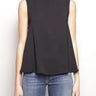 FEDERICA TOSI-Top con schiena scoperta Nero-TRYME Shop