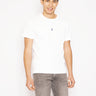 RALPH LAUREN-T-shirt con Logo Centrale Bianco-TRYME Shop