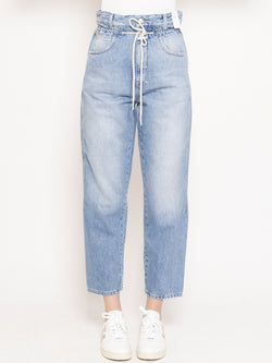 CLOSED-Jeans con Coulisse Lexi Blu-TRYME Shop