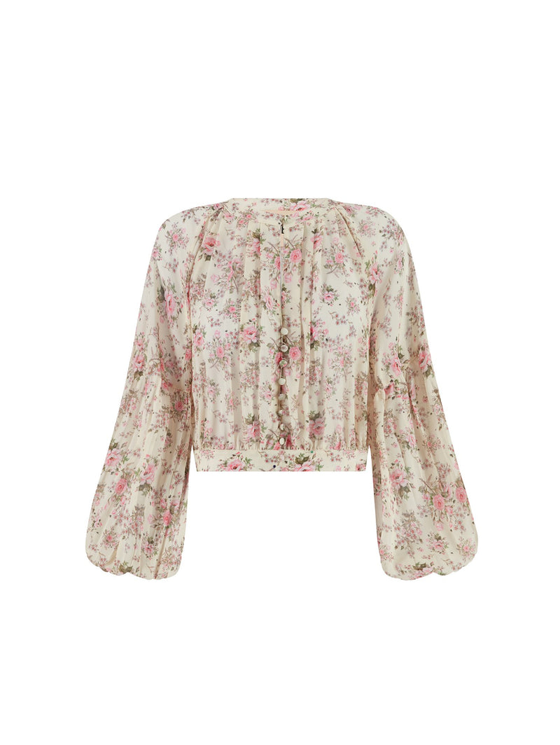 ANIYE BY-Camicia in Georgette con Stampa Floreale Multicolor-TRYME Shop