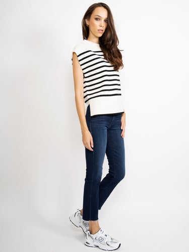 Straight-Leg Jeans Dark Blue