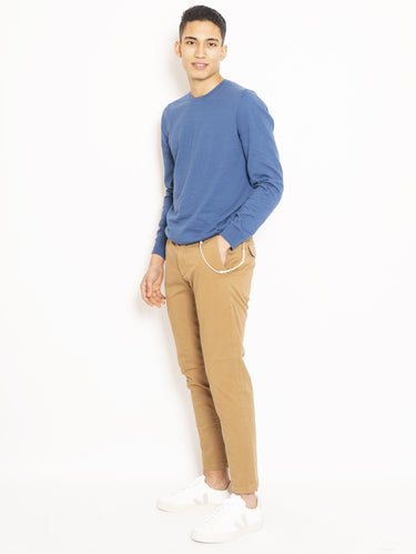Hose Devon Slim Braun