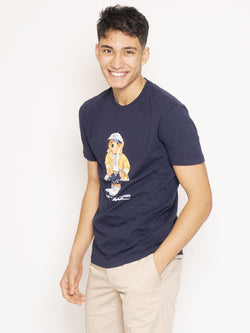 RALPH LAUREN-T-shirt Polo Bear Blu-TRYME Shop