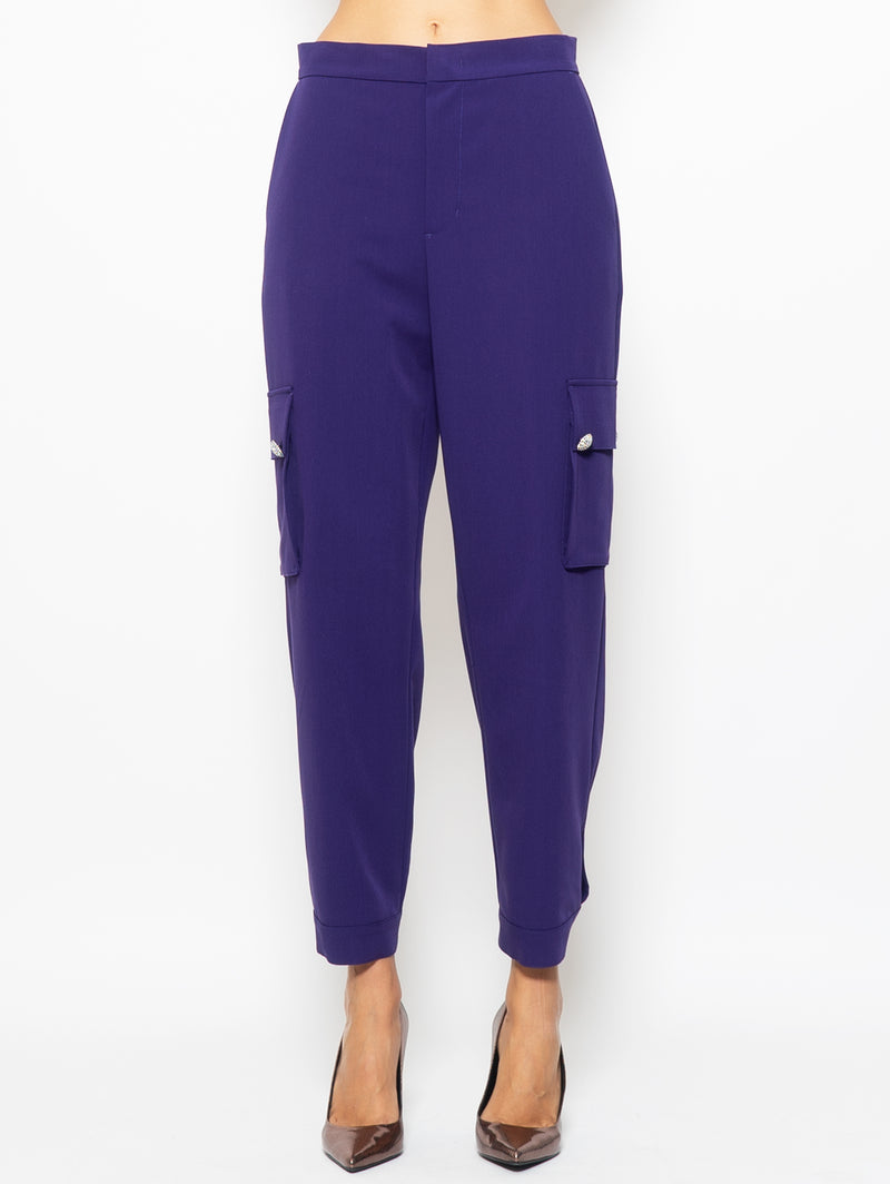 TWIN SET - Purple Cargo Pants – TRYME Shop
