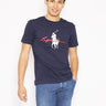 RALPH LAUREN-T-shirt con Big Pony Blu-TRYME Shop