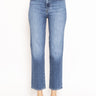 J BRAND-Jeans Sostenibile Jules High Rise Ankle Straight Blu-TRYME Shop