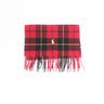 RALPH LAUREN-Sciarpa scozzese in misto lana riciclata Rosso-TRYME Shop