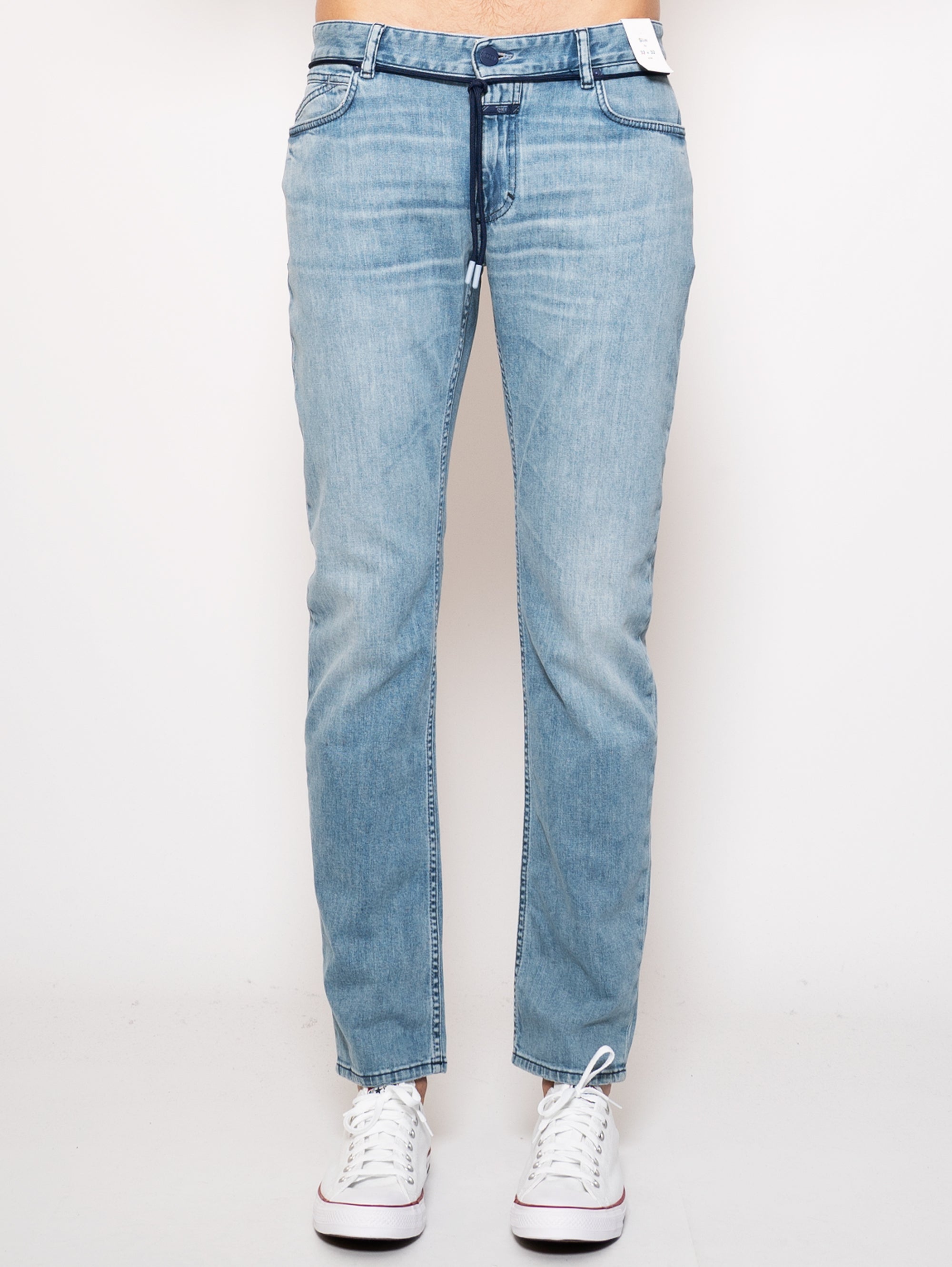 CLOSED-Jeans con Cordino Blu-TRYME Shop