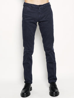 40WEFT-LENNY - Pantalone Chinos Blu-TRYME Shop