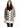 PINKO-Cardigan a Righe Bianco/Nero-TRYME Shop