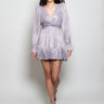 SABINA MUSÁYEV-Abito Plissé in Lurex Lilla-TRYME Shop