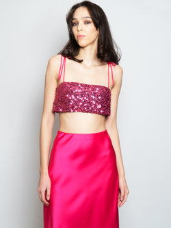 ANIYE BY-Top Full Paillettes Fucsia-TRYME Shop
