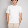 ALPHA STUDIO-T-shirt in Ice Cotton Bianco-TRYME Shop