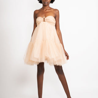 ANIYE BY-Abito in Tulle Rosa-TRYME Shop