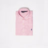 RALPH LAUREN-Camicia in Lino Slim Fit Rosa-TRYME Shop