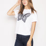 TWIN SET-T-shirt con Ricamo Bianco-TRYME Shop