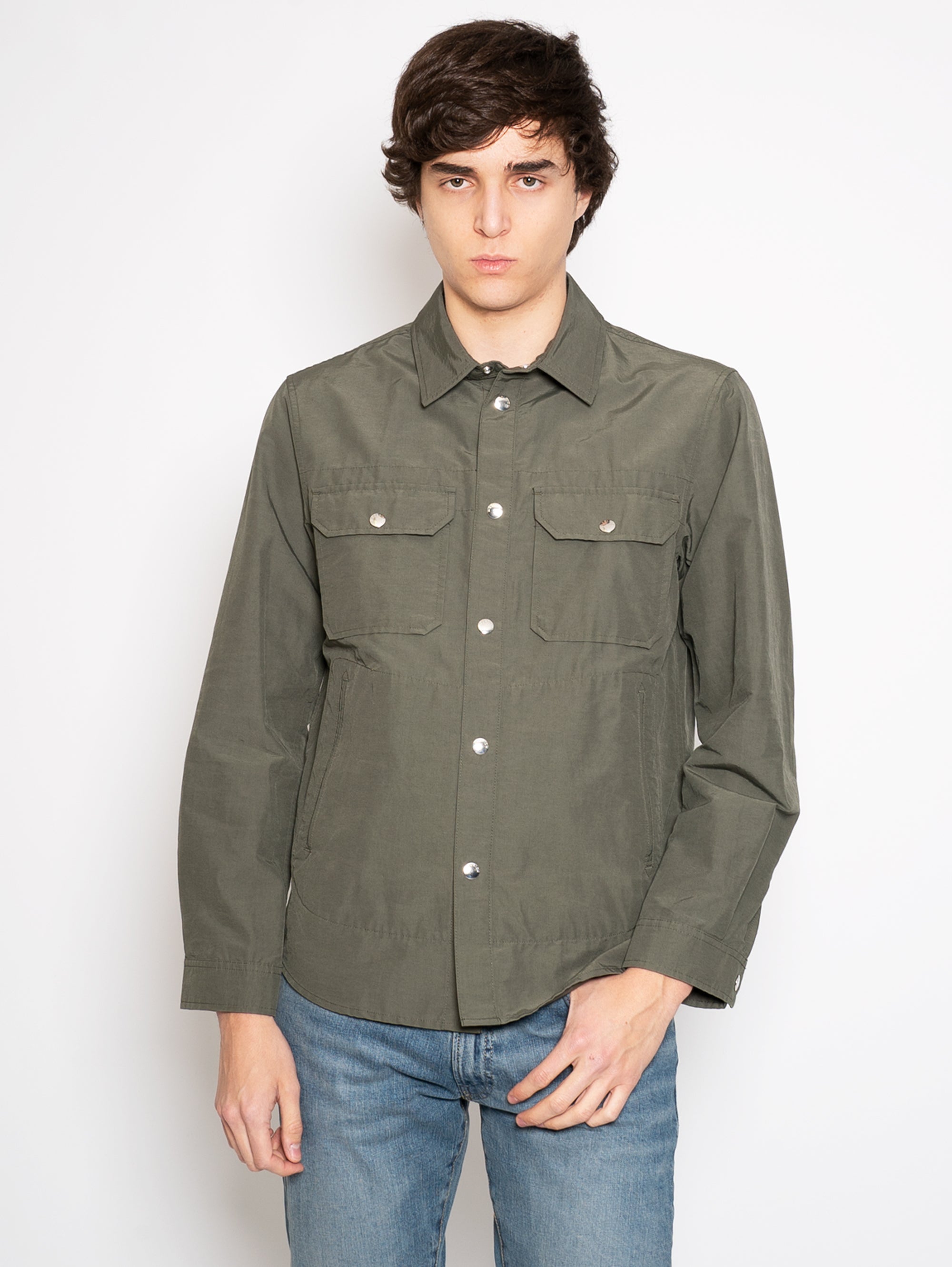 Overshirt in Eco Ramar Verde