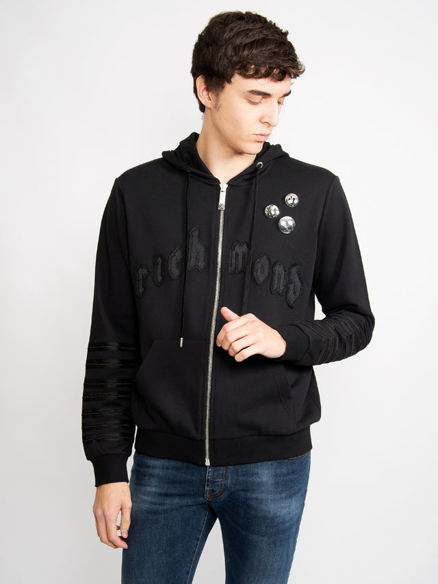 JOHN RICHMOND Uomo Felpa Etelion Uma22063Fe Nero Black bla JOHN RICHMOND Uomo Felpa Etelion Uma22063Fe Nero Black bla