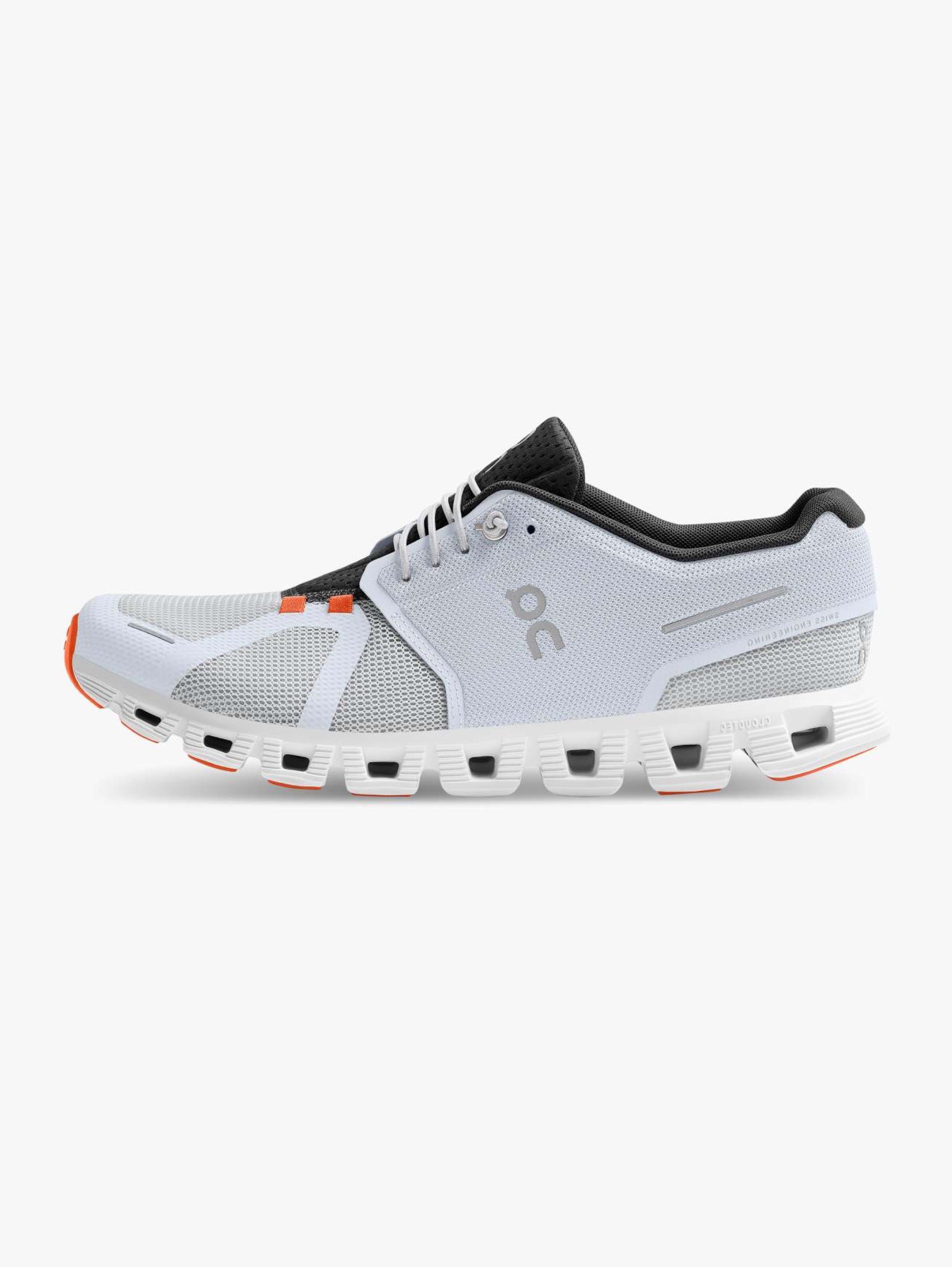 ON RUNNING-Sneakers Cloud 5 Bianco/Arancione-TRYME Shop