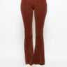 MOTHER-Pantaloni in Velluto a Coste Marrone-TRYME Shop